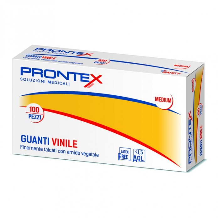 PRONTEX Guanti Vinile M 100pz