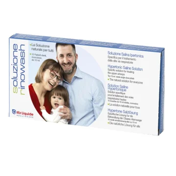 Rinowash Soluzione Salina Ipertonica Per Pulizia Naso 10x10ml Fiale