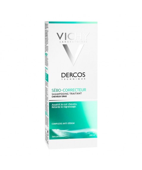 Vichy Dercos Sebo-Regolatore Shampoo Capelli Grassi 200 ml