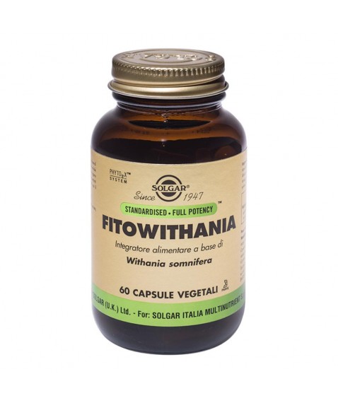 Solgar Fitowithania 60 Capsule Vegetali - Integratore per contrastare la stanchezza fisica e mentale
