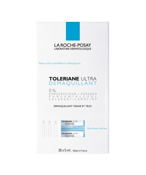 La Roche Posay Toleriane Ultra Demaquillant Struccante Viso Occhi in Monodosi Sterili 