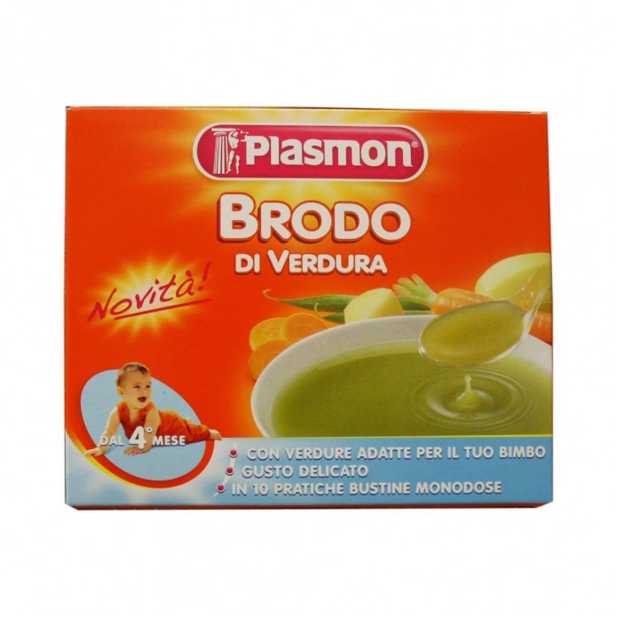 PLASMON Brodo Liquido 4x125ml