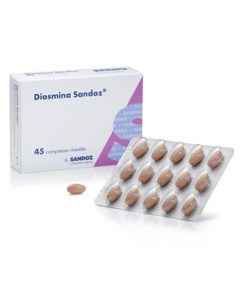 Diosmina sandoz 45 compresse rivestite - Integratore per il microcircolo