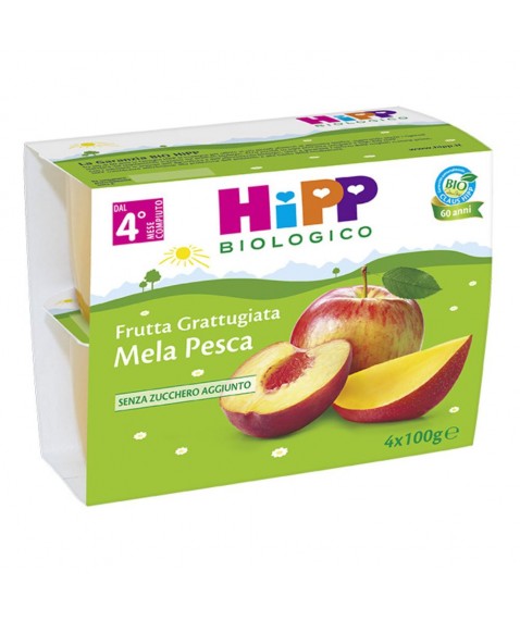 HIPP Bio Mer.Mela/Pesca 4x100g