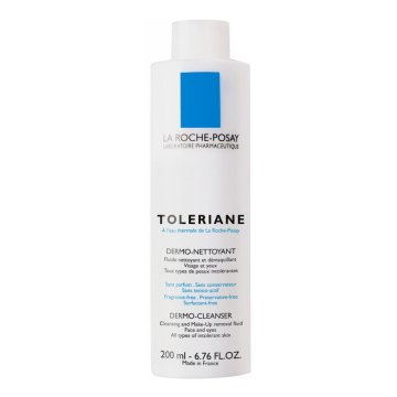 La Roche Posay Toleriane Dermo Nettoyant Detergente Viso e Occhi per Pelli Intolleranti 200 ml