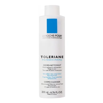 La Roche Posay Toleriane Dermo Nettoyant Detergente Viso e Occhi per Pelli Intolleranti 200 ml