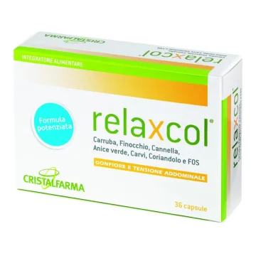 Relaxcol 36 capsule 20,62 g - Trattamento del gonfiore addominale