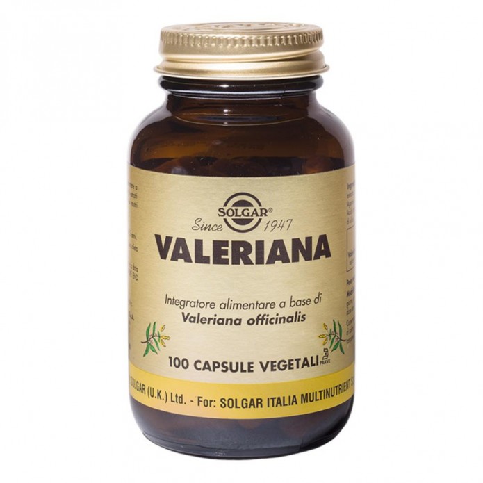 Solgar Valeriana 100 Capsule Vegetali - Integratore Per Favorire Il Sonno E il Rilassamento