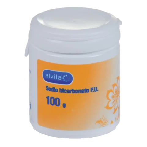 Alvita Sodio Bicarbonato F.U. in Polvere 100 gr - Antiacido Alvita Sodio Bicarbonato F.U. in Polvere 100 gr - Antiacido