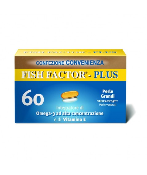 Fish Factor Plus 60 Perle - Integratore antiossidante per il benessere della funzione cardiaca