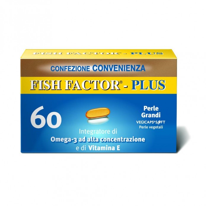 Fish Factor Plus 60 Perle - Integratore antiossidante per il benessere della funzione cardiaca