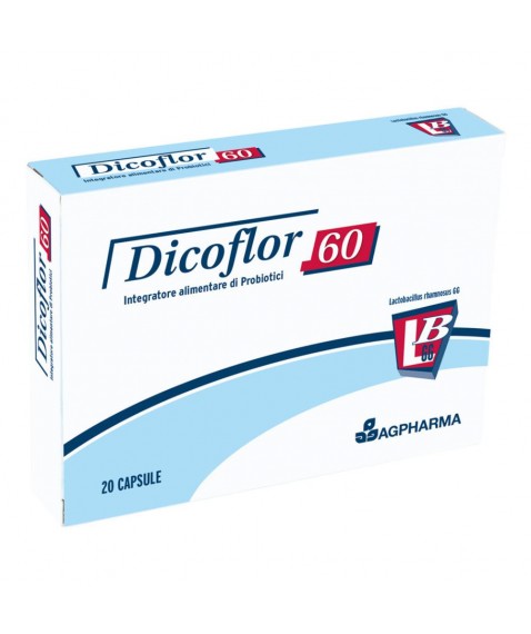 Dicoflor 60 20 Capsule - Integratore alimentare di probiotici 