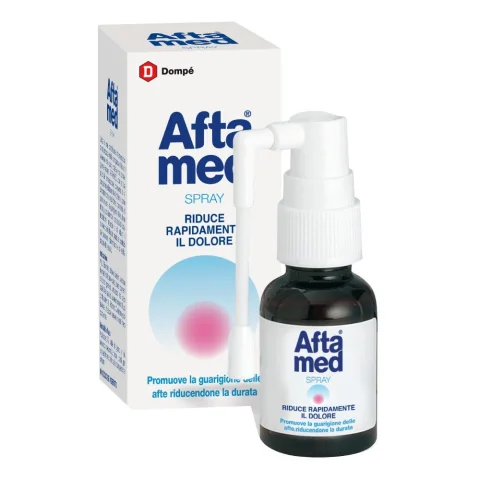 Aftamed Spray 20 ml - Trattamento per afte e stomatiti Aftamed Spray 20 ml - Trattamento per afte e stomatiti