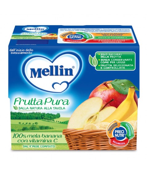 MELLIN Fr.Pura Me/Ban4x100g