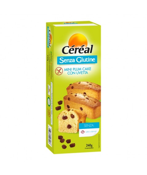 CEREAL PlumCake Uvetta S/G240g