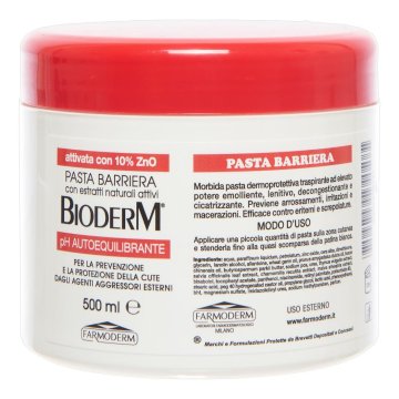 Bioderm Pasta Barriera Traspirante allo Zinco 500 ml