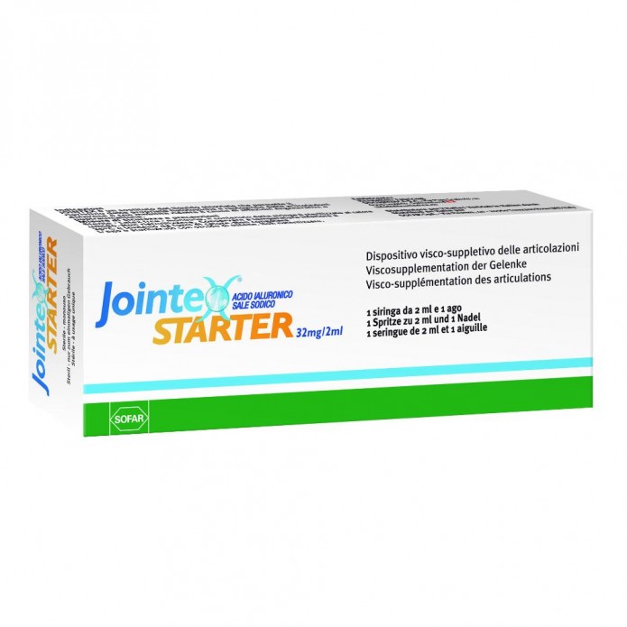 Jointex Starter Siringa Preriempita a base di Acido Ialuronico 32 mg/2 ml 1 pezzo
