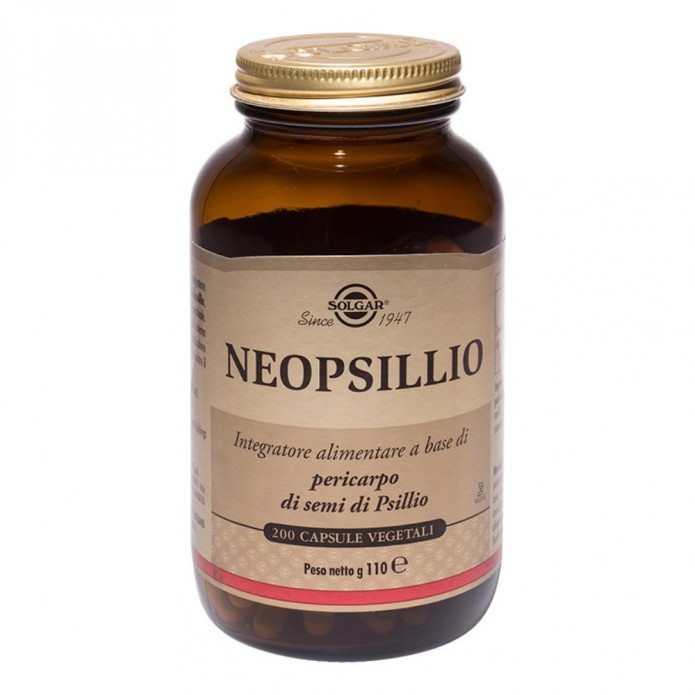 Solgar Neopsillio 200 Capsule Vegetali - Integratore intestinale 