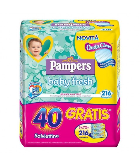 PAMPERS WIPES BABY FRESH3X72PZ