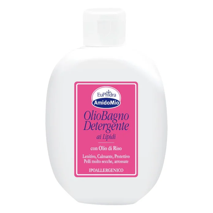 Euphidra Amidomio Olio Bagno 200ml - Detergente fisiologico lenitivo e protettivo