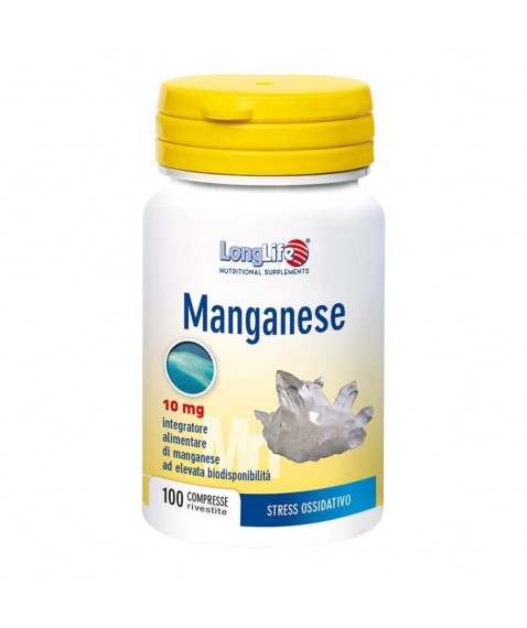 LONGLIFE MANGANESE 10mg100Cpr