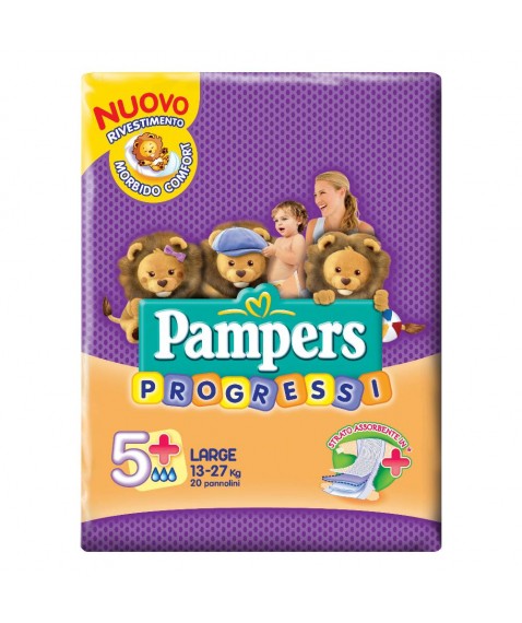 PAMPERS PROG.P/TIMES L 20pz 6