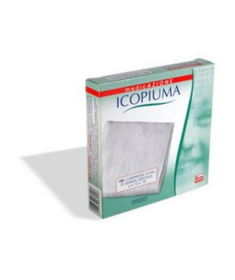 Garza compressa idrofila icopiuma 10x10 cm 100 pezzi - Compresse sterili di garza idrofila