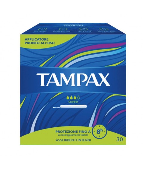 TAMPAX SUPER BLUE BOX 30PZ 8994