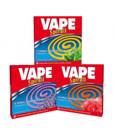 VAPE SPIRALI C/MISTA PROF ASS 10 P