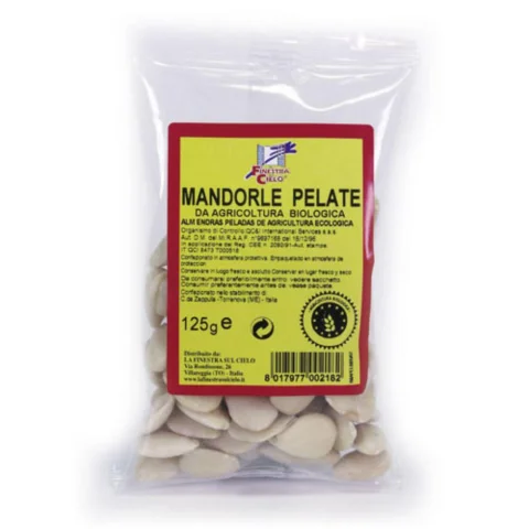 MANDORLE PELATE BIO 125G MANDORLE PELATE BIO 125G