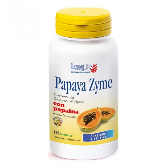 LONGLIFE PAPAYA ZYME 120 Tav.