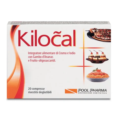 Kilocal Integratore Alimentare per il Controllo del Peso 20 Compresse Kilocal Integratore Alimentare per il Controllo del Peso 20 Compresse