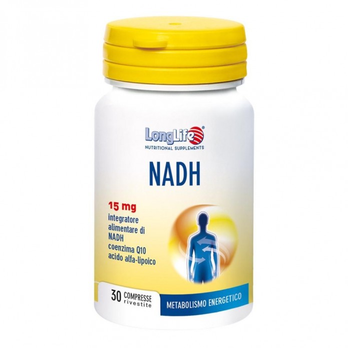 LONGLIFE NADH C/Q10 30 Cpr