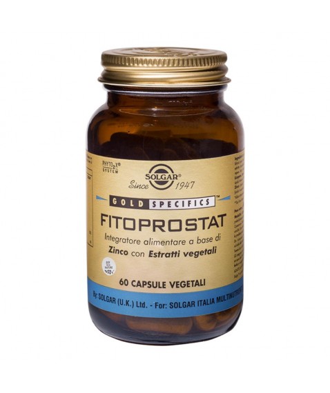 Solgar Fitoprostat 60 Capsule Vegetali - Integratore alimentare per la funzionalità prostatica e delle vie urinarie