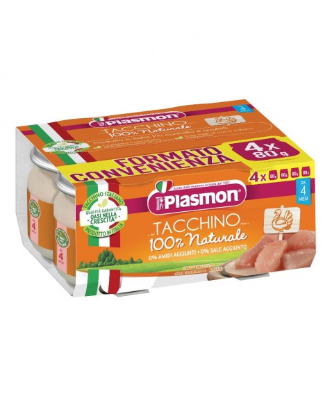 PLASMON OM TACCHINO 4X 80G