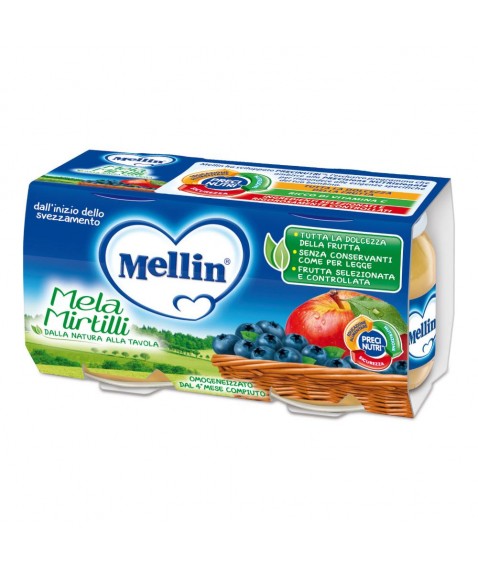 OMO MELLIN Mela+Mirtillo2x100g
