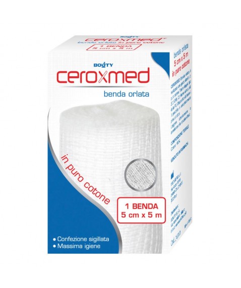 CEROXMED-BND ORL COT  5X 5