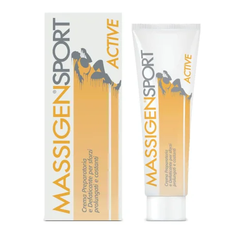 Massigen Sport Active crema 50 ml Crema scaldante preparatoria e defaticante