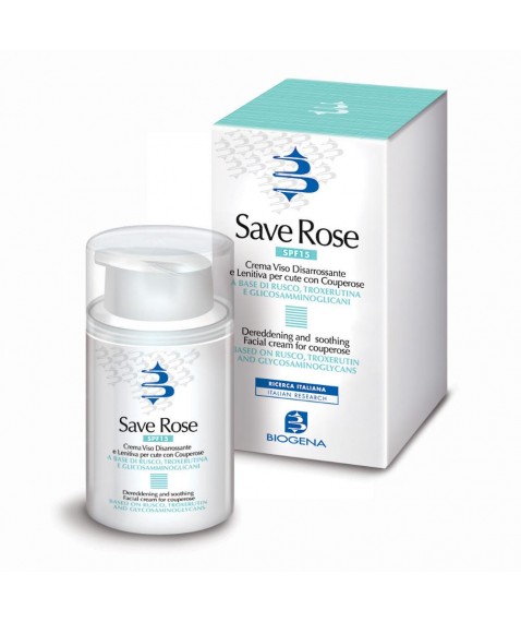 Save Rose crema anticouperose 50 ml Crema lenitiva antiarrossamento