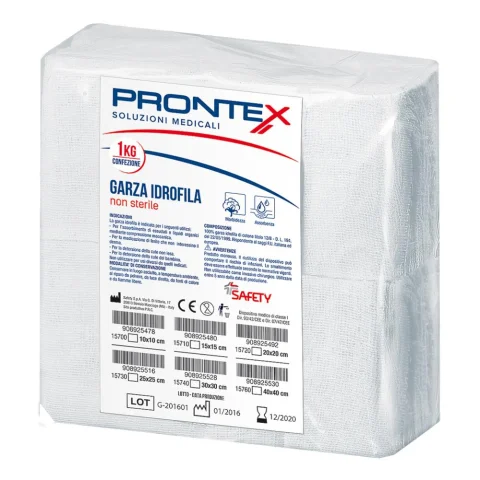 GARZE-IDROF.20X20 1 KG SAF 15720 GARZE-IDROF.20X20 1 KG SAF 15720