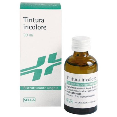 TINTURA INCOLORE 30ML SELLA TINTURA INCOLORE 30ML SELLA