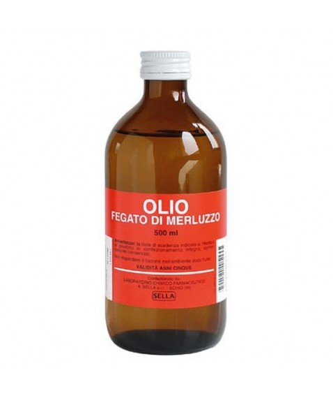 OLIO FEGATO MERLUZZO 500ML SELLA