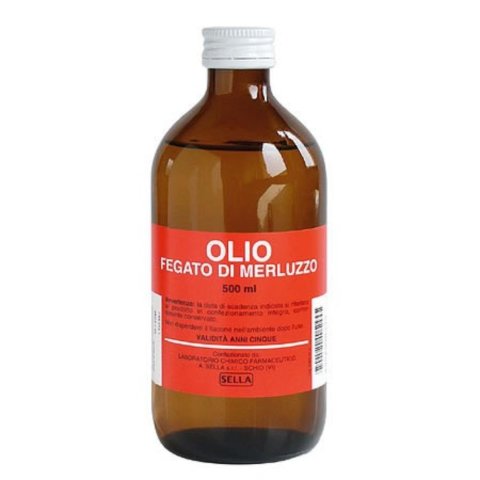 OLIO FEGATO MERLUZZO 500ML SELLA OLIO FEGATO MERLUZZO 500ML SELLA