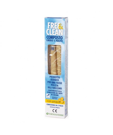 FREE&CLEAN CONI ORECCHIO 2PZ