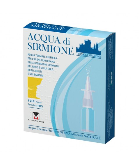 Acqua di Sirmione spray 6 flaconcini 15 ml - Spray nasale all'acqua termale