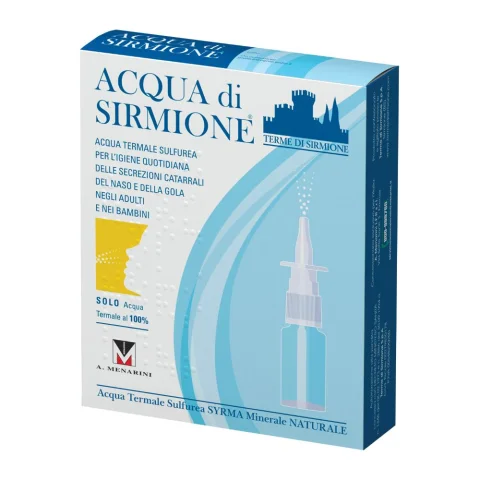 Acqua di Sirmione spray 6 flaconcini 15 ml - Spray nasale all'acqua termale