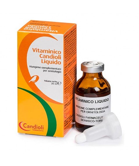 Vitaminico Liquido 20 ml - Mangime complementare per ornitologia