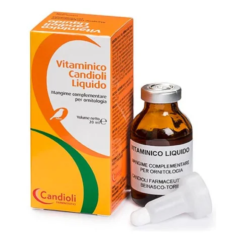 Vitaminico Liquido 20 ml - Mangime complementare per ornitologia