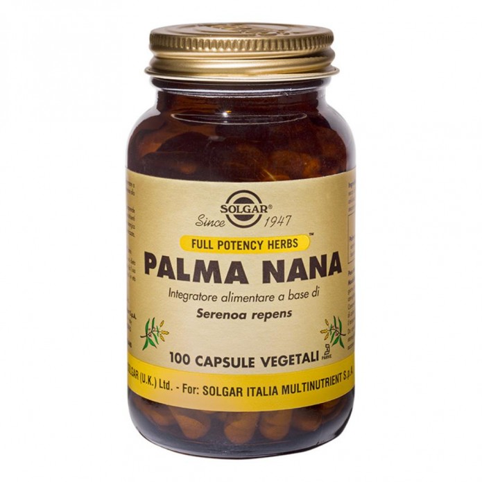 Palma Nana 100 capsule Integratore per il benessere della prostata e contro la caduta dei capelli