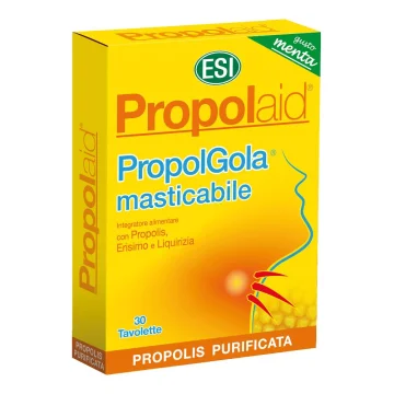 Esi Propolaid Propol Gola 30 Tavolette Masticabili Gusto Menta Esi Propolaid Propol Gola 30 Tavolette Masticabili Gusto Menta